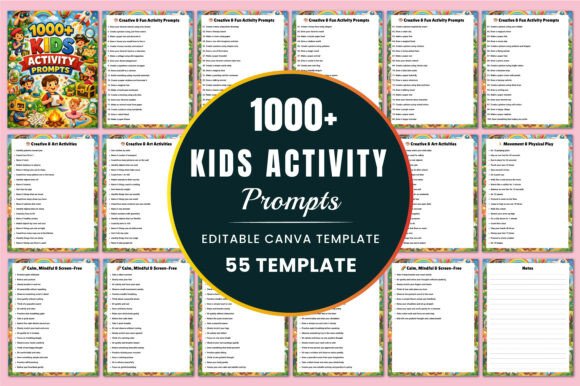 1000 Kids Activity Prompts KDP Interior: A Strategic Resource for Educators, Creators, and Parents