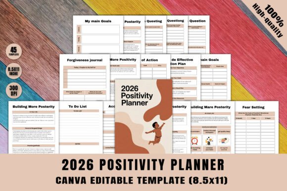 2026 Positivity Planner for Creative Professionals