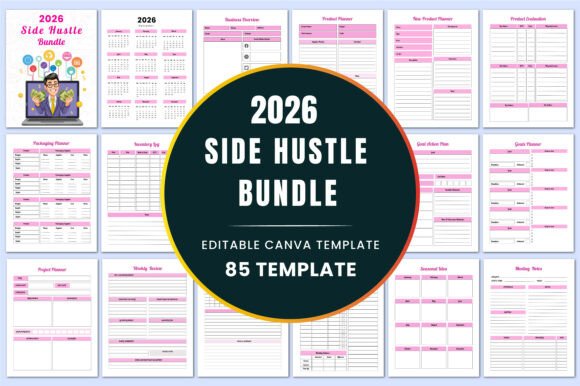 2026 Side Hustle Workbook Bundle: Your All-in-One Toolkit for Building Multiple Income Streams