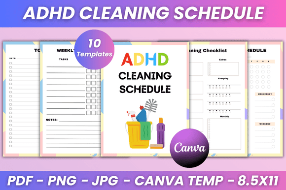ADHD Cleaning Schedule KDP Interior: Your Complete Guide to Staying Organized
