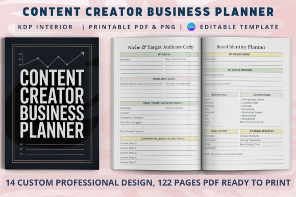 Content Creator Business Planner: A Practical System for Building and Scaling Your Personal Brand