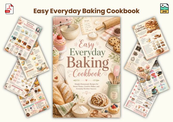 Easy Everyday Baking Cookbook: A Practical Guide for Building Baking Confidence