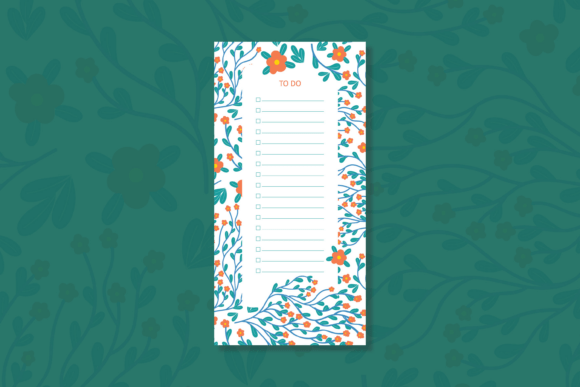 Flower to Do List Planner