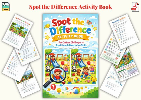 How the Spot the Difference Activity Book Boosts Focus and Learning in Children
