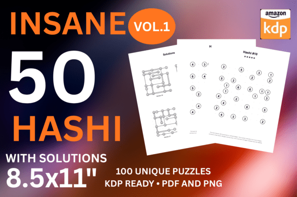 Insane Hashi Bridges Puzzles Vol 1