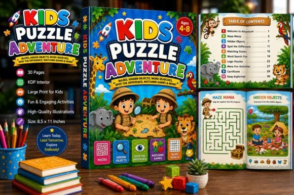 Kids Puzzle Adventure: Evaluating the Activity Planner for Ages 4–8