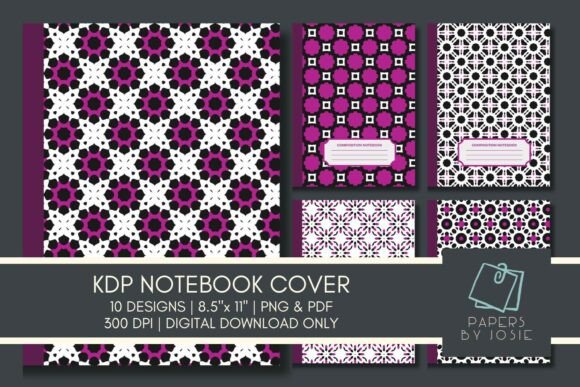 Purple Geometric KDP Notebook Cover: A Practical Asset for Your Publishing Workflow