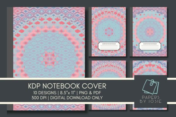 Purple Mandala KDP Notebook Cover – Art Meets Purpose