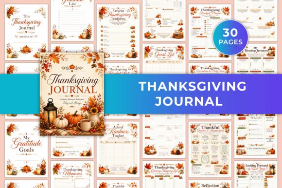 Thanksgiving Journal KDP for Meaningful Gratitude Practice