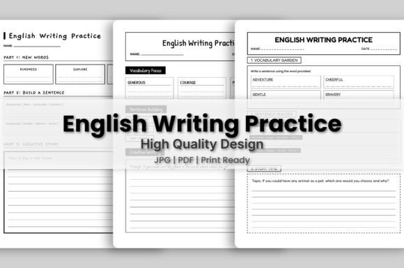 The Complete Guide to Kids English Writing Exercises Book PDF: Building Early Literacy Skills