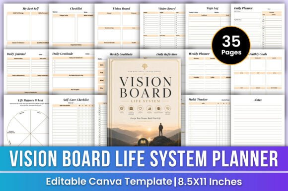 Understanding the Vision Board Planner Goals Manifest: A Tool for Structured Goal Achievement